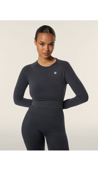 Freddy Γυναικείο Ψηλόμεσο Κολάν Washed Seamless Μαύρο