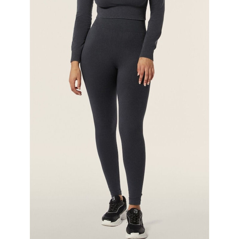 Freddy Γυναικείο Ψηλόμεσο Κολάν Washed Seamless Μαύρο Freddy Γυναικείο Ψηλόμεσο Κολάν Washed Seamless Μαύρο