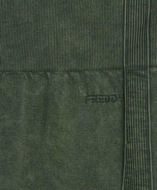 Freddy Γυναικείο Ψηλόμεσο Κολάν Washed Seamless Χακί