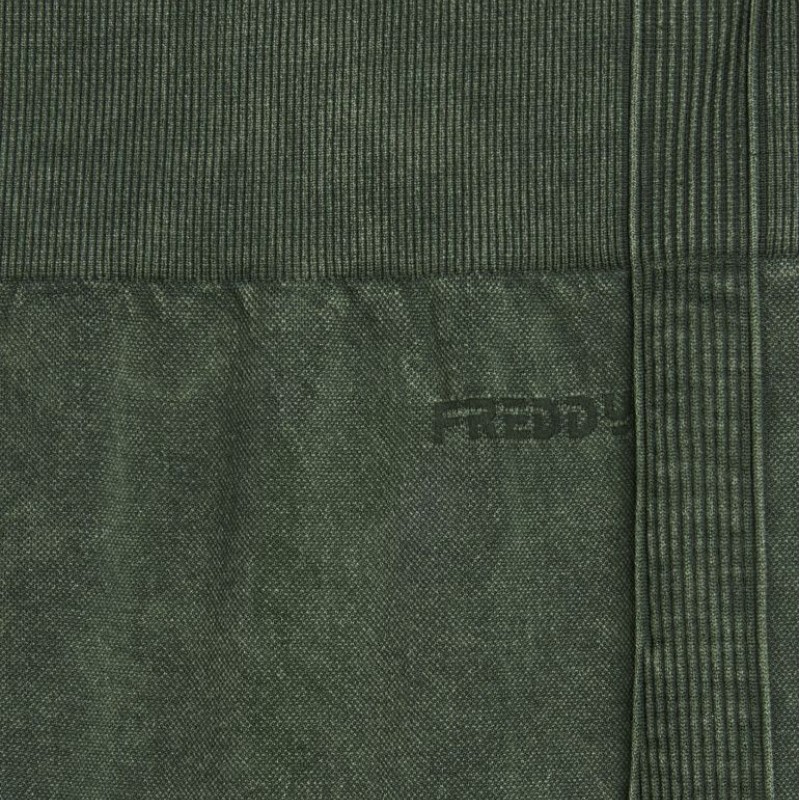 Freddy Γυναικείο Ψηλόμεσο Κολάν Washed Seamless Χακί