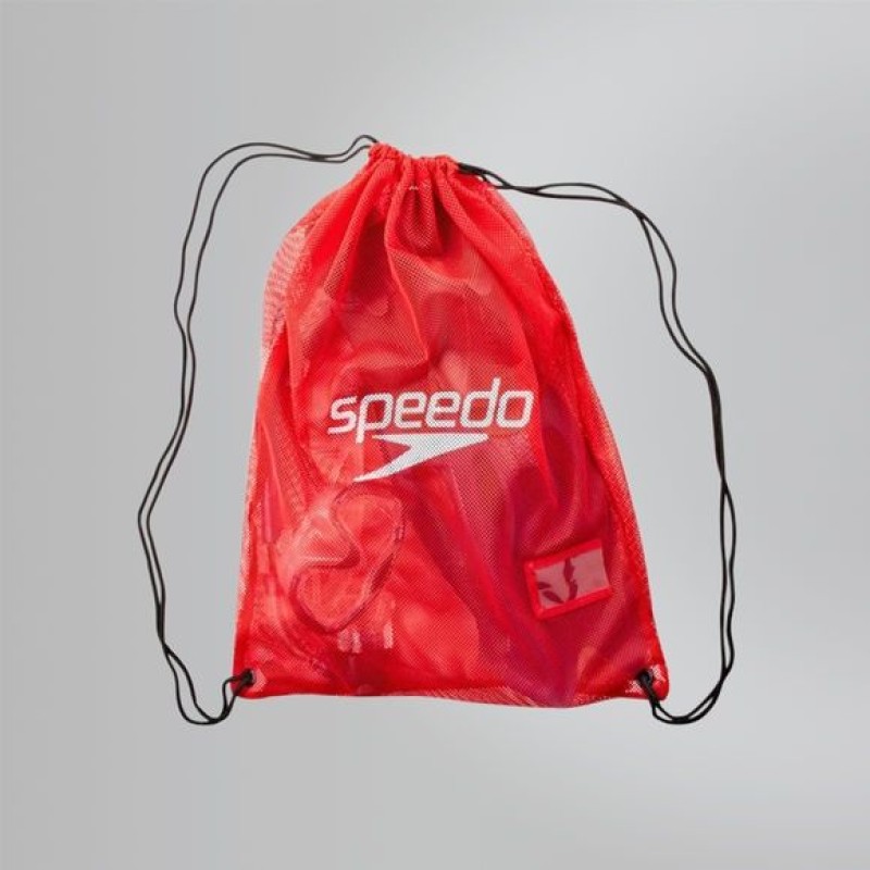 Speedo Τσάντα κολυμβητηρίου δίχτυ mesh bag κόκκινη