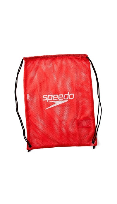 Speedo Τσάντα κολυμβητηρίου δίχτυ mesh bag κόκκινη