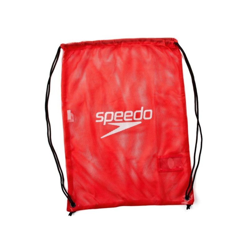 Speedo Τσάντα κολυμβητηρίου δίχτυ mesh bag κόκκινη