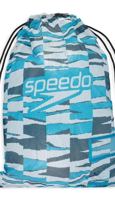 Speedo Τσάντα κολυμβητηρίου δίχτυ mesh bag μπλε 