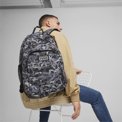 Puma Unisex Τσάντα πλάτης Camo Academy μαύρο