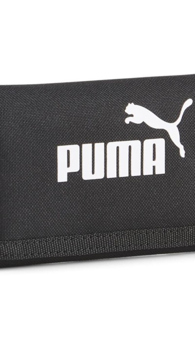 Puma Πορτοφόλι υφασμάτινο Phase μαύρο