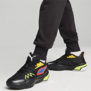 Puma Ανδρικά παπούτσια για μπάσκετ Genetics High Basketball μαύρα