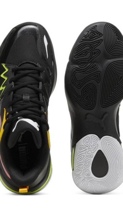 Puma Ανδρικά παπούτσια για μπάσκετ Genetics High Basketball μαύρα