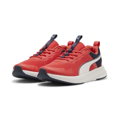 Puma Εφηβικά Αθλητικά Παπούτσια για τρέξιμο Evolve Mesh Jr κόκκινα
