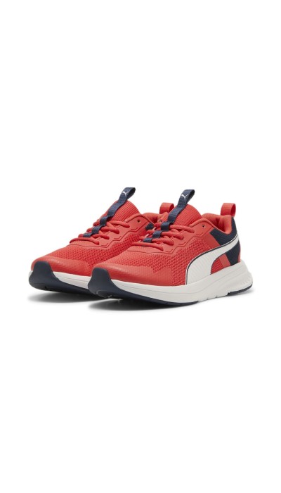 Puma Εφηβικά Αθλητικά Παπούτσια για τρέξιμο Evolve Mesh Jr κόκκινα