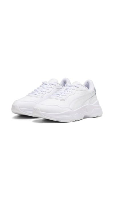Puma Γυναικεία Αθλητικά Παπούτσια Sneakers  Δερμάτινα  Cassia Via Rose Άσπρα