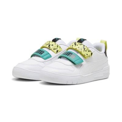 Puma Παιδικά Αθλητικά Παπούτσια Sneakers Multiflex Masked hero Ps άσπρα