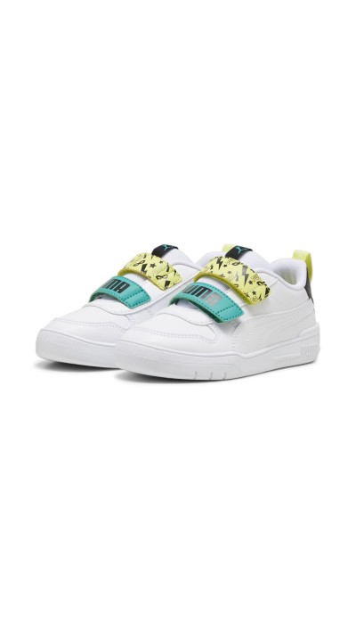 Puma Παιδικά Αθλητικά Παπούτσια Sneakers Multiflex Masked hero Ps άσπρα