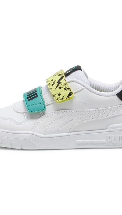 Puma Παιδικά Αθλητικά Παπούτσια Sneakers Multiflex Masked hero Ps άσπρα