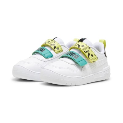 Puma Παιδικά Αθλητικά Παπούτσια Sneakers Multiflex Masked hero Inf άσπρα