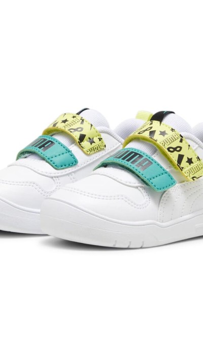 Puma Παιδικά Αθλητικά Παπούτσια Sneakers Multiflex Masked hero Inf άσπρα