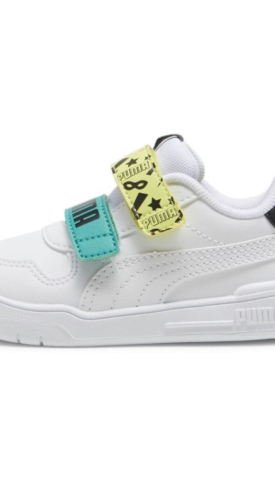 Puma Παιδικά Αθλητικά Παπούτσια Sneakers Multiflex Masked hero Inf άσπρα