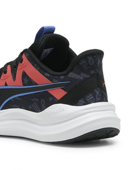 Puma Εφηβικά αθλητικά παπούτσια για τρέξιμο Reflect lite hero μαύρα