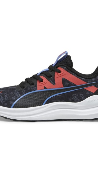 Puma Εφηβικά αθλητικά παπούτσια για τρέξιμο Reflect lite hero μαύρα
