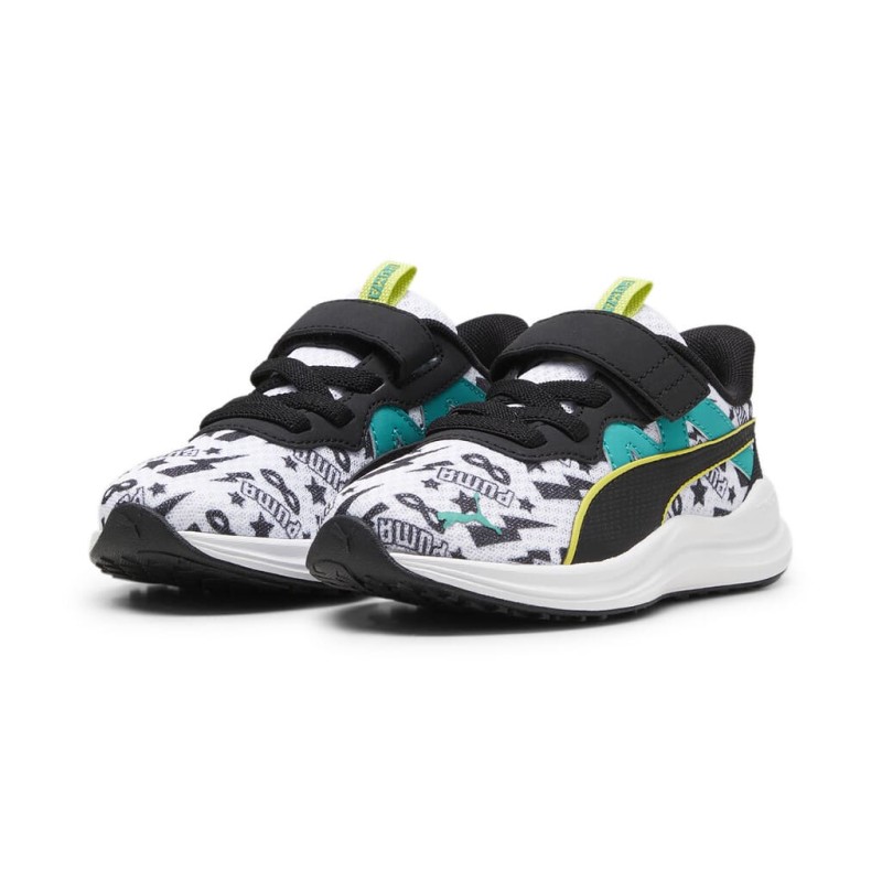 Puma Παιδικά αθλητικά παπούτσια για τρέξιμο Reflect lite hero άσπρα Puma Παιδικά αθλητικά παπούτσια για τρέξιμο Reflect lite hero άσπρα