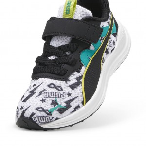 Puma Παιδικά αθλητικά παπούτσια για τρέξιμο Reflect lite hero άσπρα