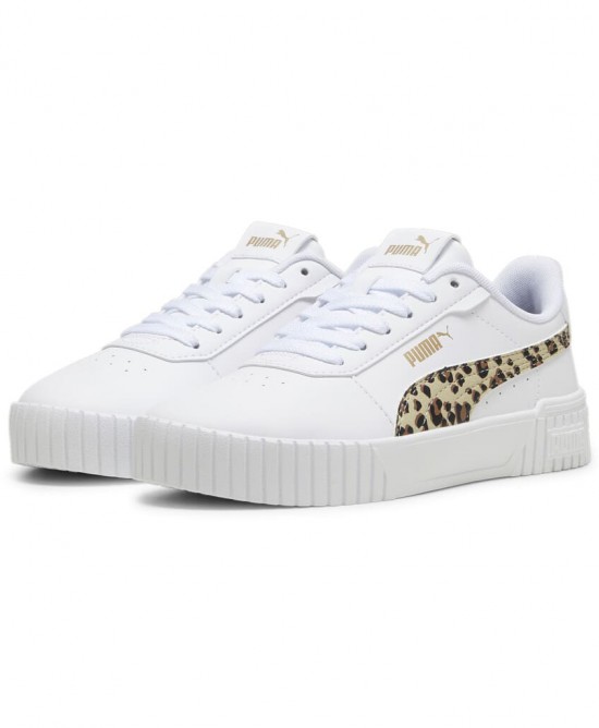Puma Γυναικεία Αθλητικά παπούτσια Carina2.0 Animal Sneakers άσπρα