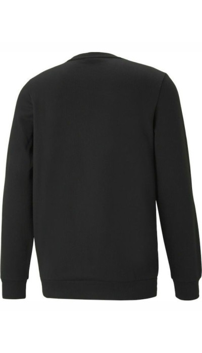 Puma Ανδρική μπλούζα φούτερ με λαιμόκοψη μαύρη Puma Ανδρική μπλούζα φούτερ με λαιμόκοψη μαύρη