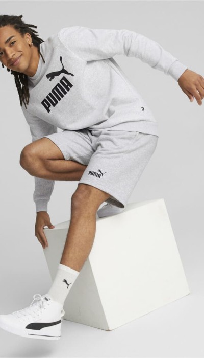 Puma Ανδρική Βερμούδα Ess+ 10'' γκρι