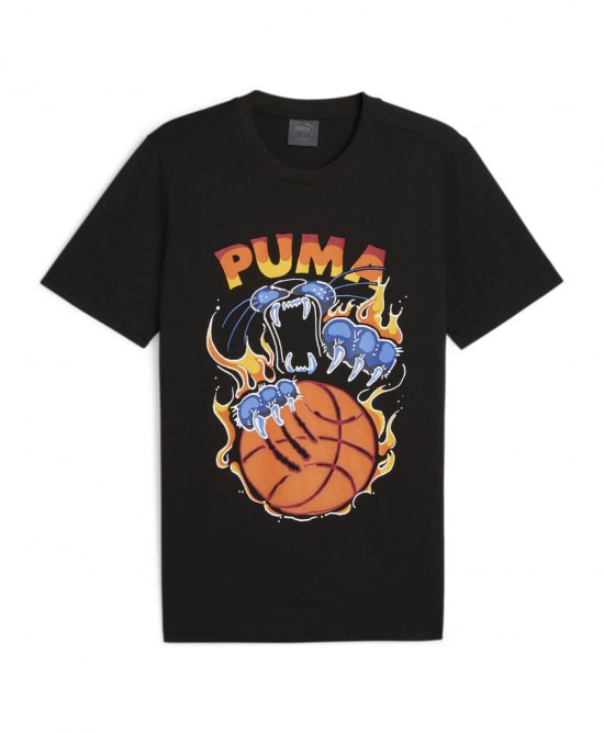 Puma Ανδρική κοντομάνικη μπλούζα TSA Tee 6 μαύρη