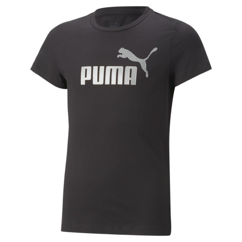 Puma Παιδική κοντομάνικη μπλούζα για κορίτσι Mermaid μαύρη