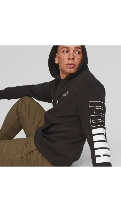 Puma Ανδρική ζακέτα Power Winterized Full-Zip μαύρη Puma Ανδρική ζακέτα Power Winterized Full-Zip μαύρη