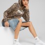 Puma Γυναικεία φούτερ μπλούζα με κουκούλα animal print μπεζ