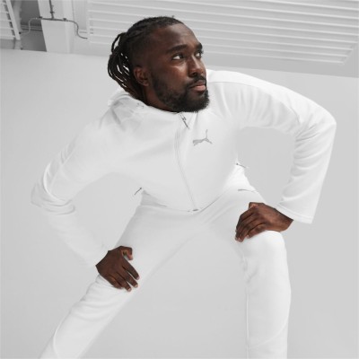Puma Ανδρική ζακέτα Evostripr DRYcell άσπρη