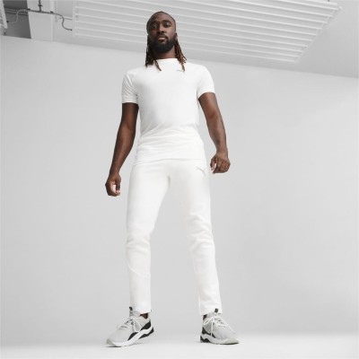 Puma Ανδρικό παντελόνι Evostripe Drycell slimfit άσπρο