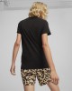 Puma Γυναικεία κοντομάνικη μπλούζα Animal μπεζ