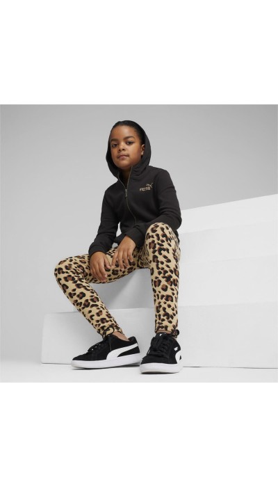 Puma Παιδική Ζακέτα Ess Animal μαύρη