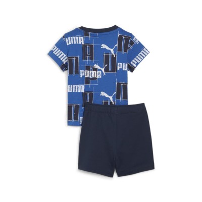 Puma Μπεμπέ σετ μπλούζα και σορτς Mini Cats μπλε