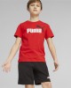 Puma Παιδικό σετ για αγόρι μπλούζα και βερμούδα κόκκινο