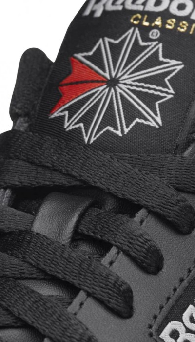 Reebok Γυναικεία αθλητικά παπούτσια δερμάτινα Princess μαύρα