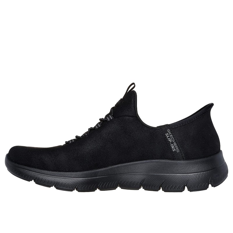 Skechers Γυναικεία Δερμάτινα Αθλητικά παπούτσια Summits Slip-Ins μαύρο Skechers Γυναικεία Δερμάτινα Αθλητικά παπούτσια Summits Slip-Ins μαύρο