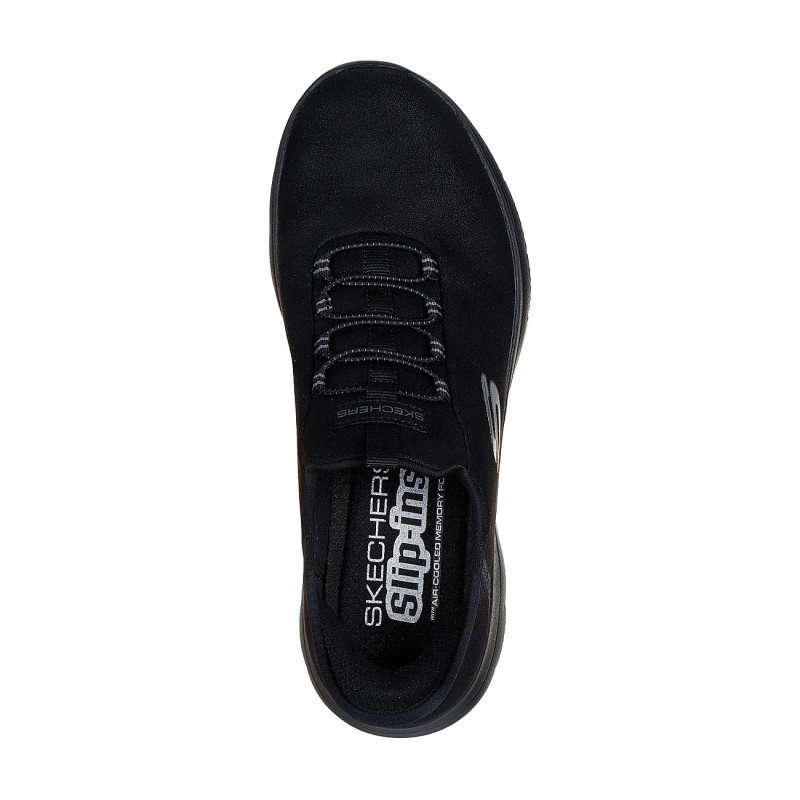 Skechers Γυναικεία Δερμάτινα Αθλητικά παπούτσια Summits Slip-Ins μαύρο Skechers Γυναικεία Δερμάτινα Αθλητικά παπούτσια Summits Slip-Ins μαύρο