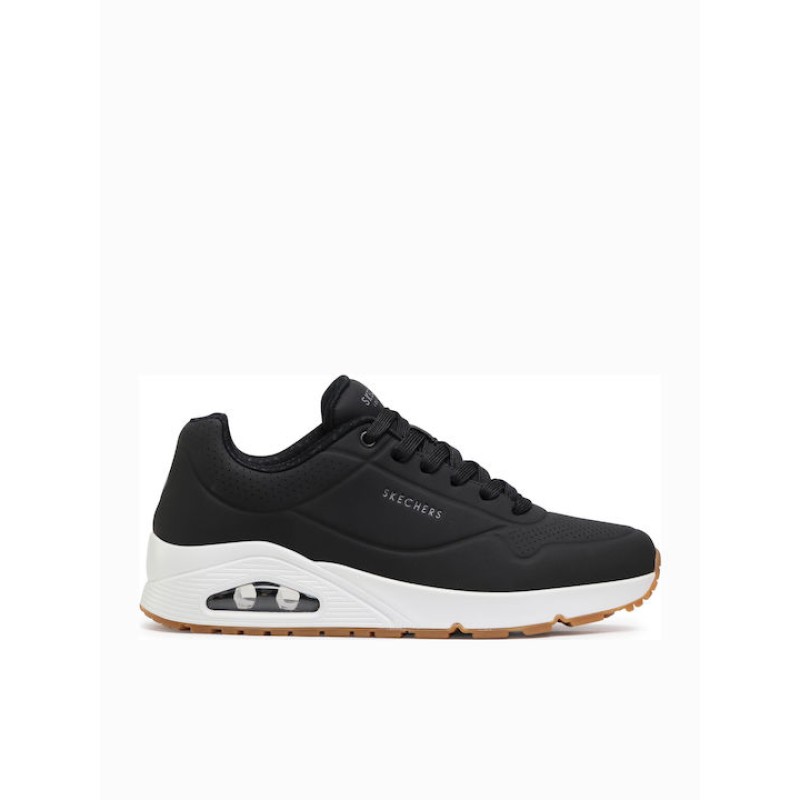 Skechers Ανδρικά παπούτσια sneakers Stand on air μαύρα Skechers Ανδρικά παπούτσια sneakers Stand on air μαύρα