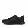 Skechers Ανδρικά Αθλητικά Παπούτσια Δερμάτινα Μαύρα 