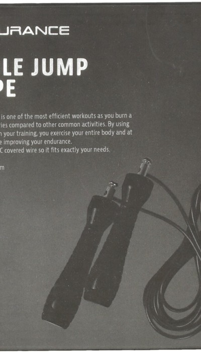 Endurance Σχοινάκι γυμναστικής Cable rope μαύρο