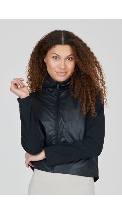 Athlecia Γυναικεία Ζακέτα Ayanda Μαύρη