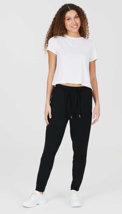 Athlecia Γυναικείο Παντελόνι σε Carrot Γραμμή Jacey Μαύρο