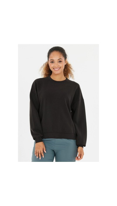 Athlecia Γυναικεία μπλούζα Oversized Jillnana  μακρυμάνικη Μαύρη