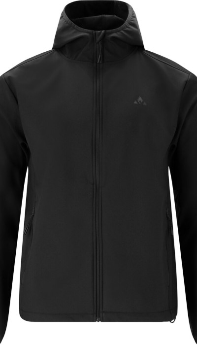 Whistler Ανδρικό Softshell μπουφάν με κουκούλα μαύρο