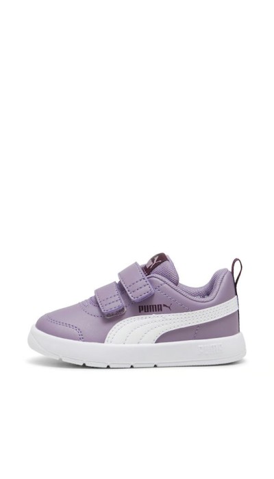 Puma Παιδικό αθλητικό παπούτσι Sneaker για κορίτσι Courtflex 3V Inf Μωβ