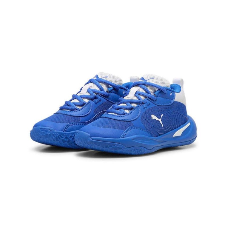 Puma Παιδικά Αθλητικά Παπούτσια Μπάσκετ Playmaker Pro Μπλε